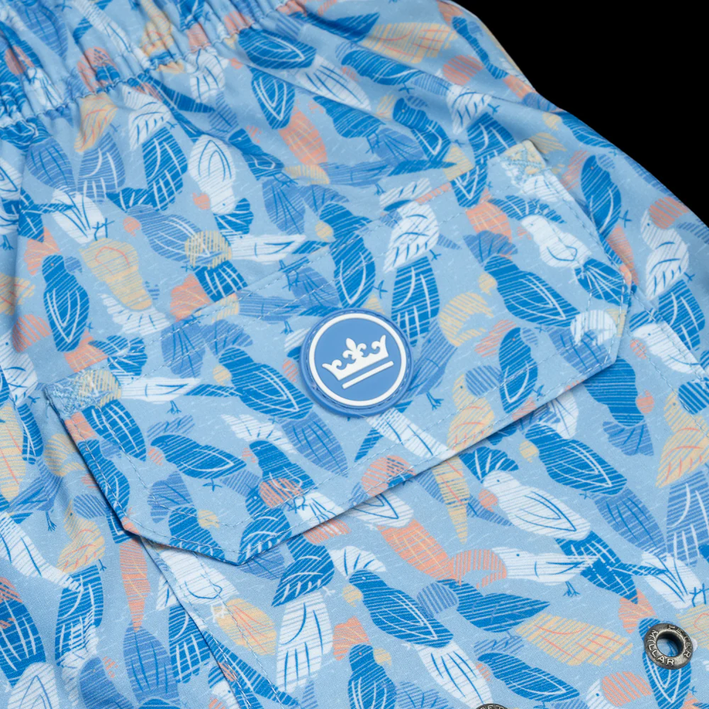 Flip the Bird Skull Swim Trunks - Image 4