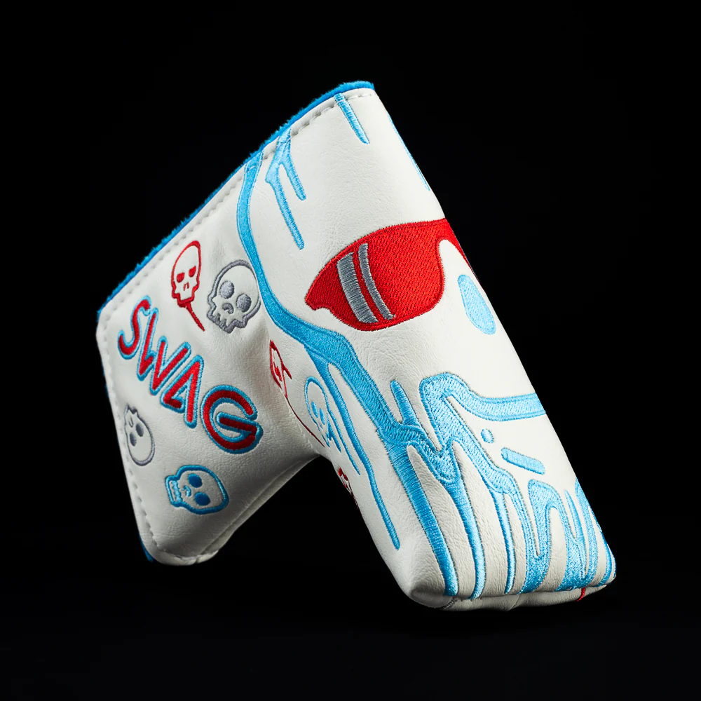 Jumbo Dripping Skull White Starter Box Blade Cover