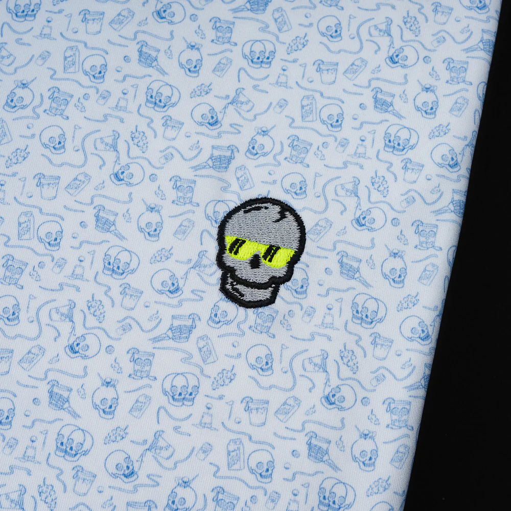 Sippin Skulls Polo Shirt - Image 2