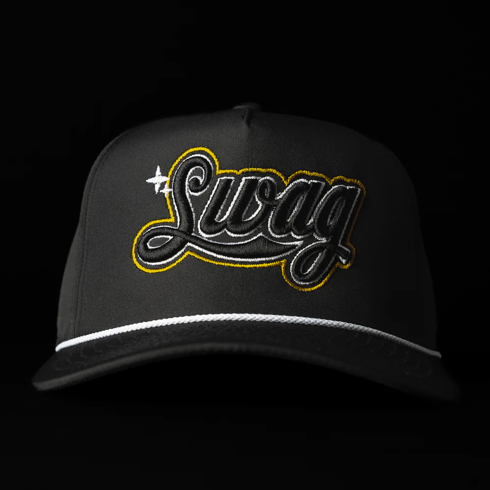 Yellow SWAG Cola Script Rope Snapback Hat - Image 2